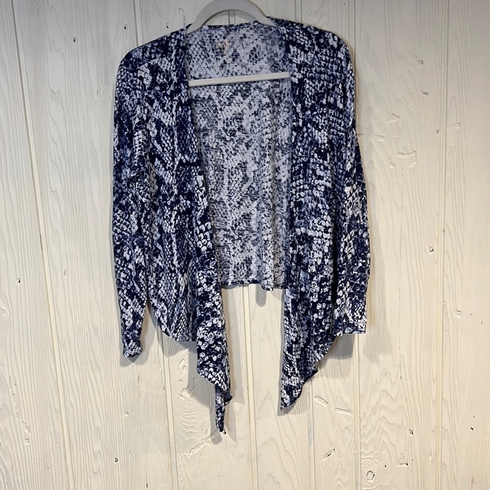 BELLE by Kim Gravel Open Cardigan with Long Front